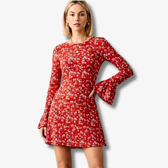 Free People Dresses & Skirts - Free People Say Hello Floral Boho Dress XS